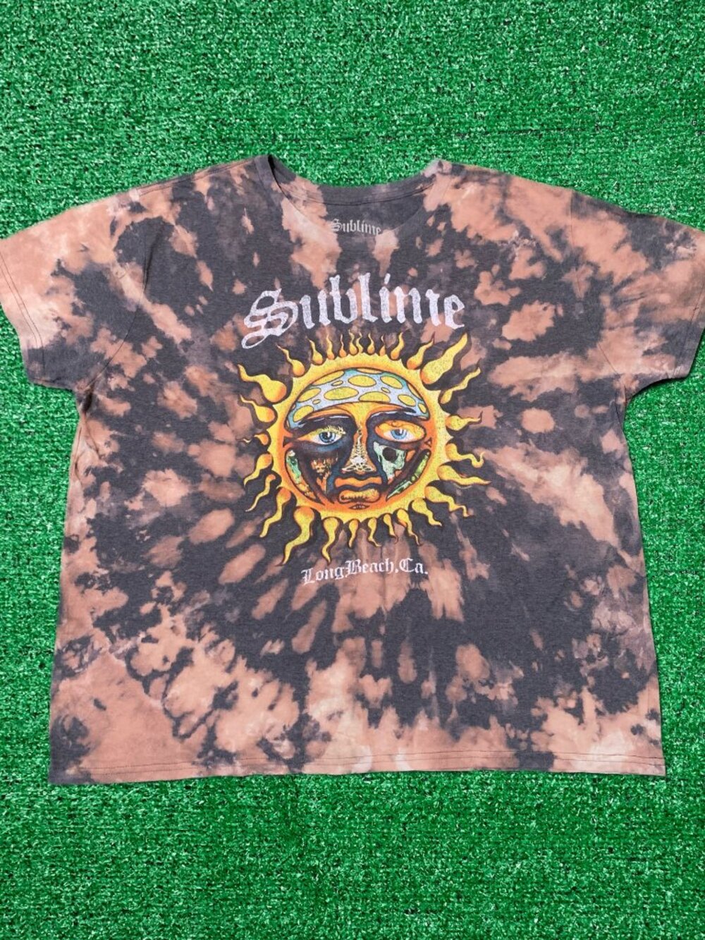 Bleach Dyed Sublime Graphic T-shirt